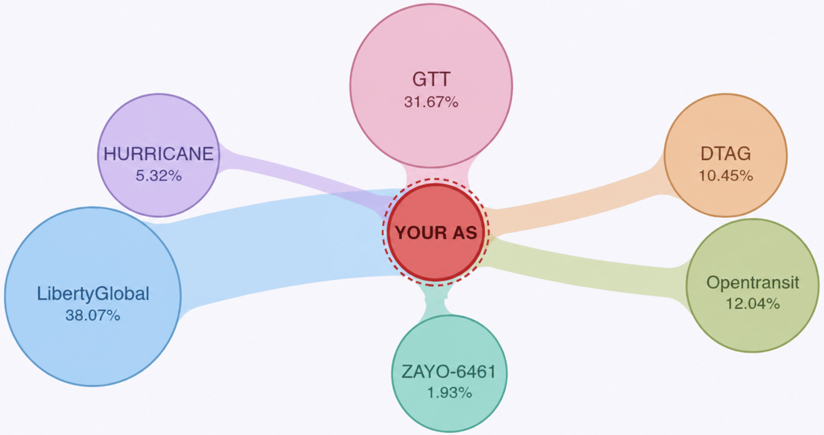 Upstream Visibility Monitoring: Track How the Internet Reaches Your Prefixes